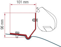 Adapterkit Fiamma F35 VW Caddy Maxi ab 2016