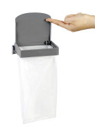 Waste bag holder with lid Brunner Trapsy Colour grey