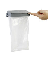 Waste bag holder with lid Brunner Trapsy Colour grey