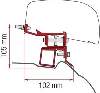 Adapter Fiamma 2-tlg. Mercedes V Class ab 2014 für...