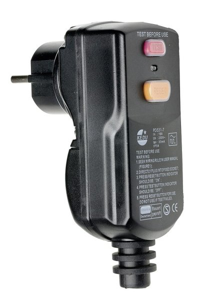 Personenschutz-Adapter PRCD 230 V / 16 A