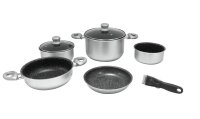 Pot set aluminium Gimex Silver Line 8 pcs.