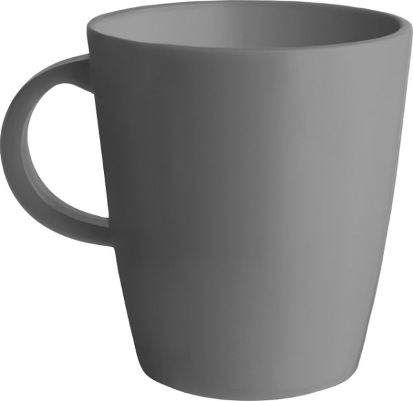 Mug à anse BRUNNER Dolomit Stone Touch 300 ml coloris noir/gris