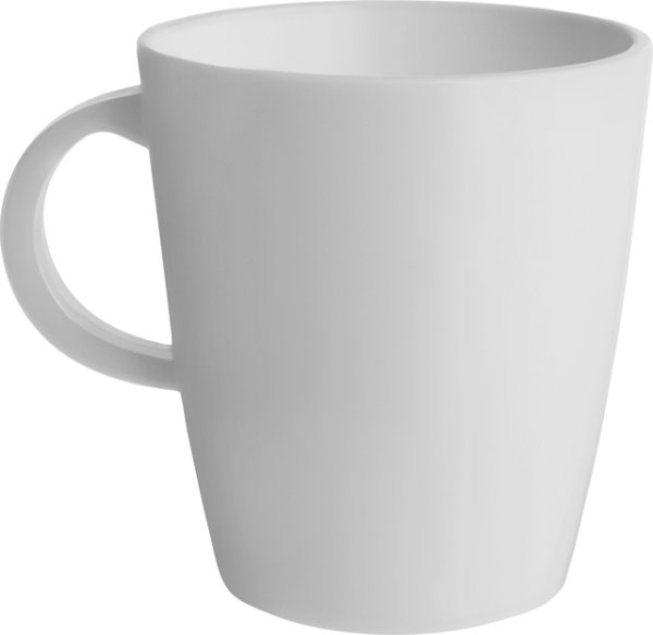 Mug BRUNNER Dolomit Stone Touch, 300 ml col. white