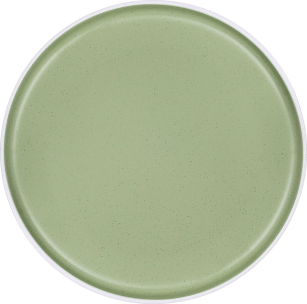 Plate BRUNNER Dolomit Stone Touch, Diam. 26 cm col. light green