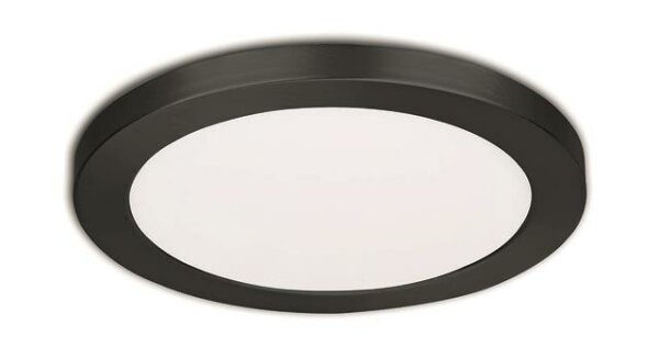 LED saillie / encastrée SCL Slim Flex, 12 W, 3000 K, noir