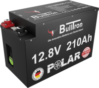 BullTron Polar 210 Ah LiFePO4 12.8 V battery with Smart BMS, Bluetooth app, active balancer and heater