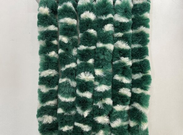 Rideau de porte Arisol Striped 100 x 205 cm, coloris vert