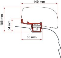 Fiamma Adapter Kit VW T5 / T6 für F40van Markisen