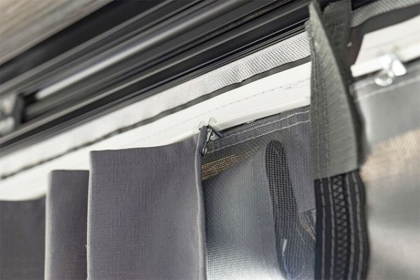 Curtains Kit FIAMMA 2 Stück Farbe dark grey