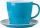 Cup with saucer Colour blue