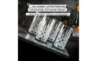 Magnetic Crystal Verre Longdrink Silwy 4pièces avec tampons en gel nano-métal