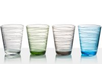 Lot de verres SAN Brunner Onda 4 pièces