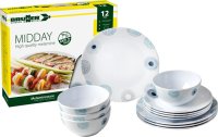 Melamine crockery set BRUNNER Allround Color midday deep sea