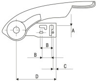 Safety coupling Al-Ko AKS 3004 horizontal / crossed black handle