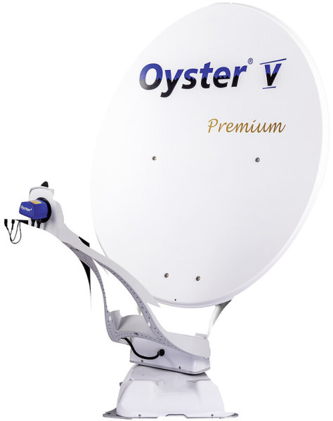 Antenne satellite automatique Oyster 5 85 Single LNB SKEW avec Oyster Smart TV 27”