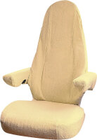 Seat cover Aguti seat Lounge and Ergoflex velour, 2 pcs. Colour sand