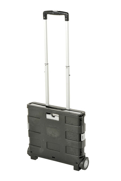 Faltbox Trolley gris/noir 40 x 41 x 7 cm