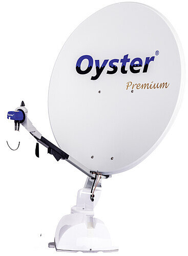 Antenne satellite automatique Oyster 85 Twin LNB SKEW avec Oyster Smart TV 21,5’’