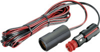 Câble de rallonge Pro Car 8 A / 12 - 24 V Longueur...