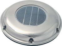 Solar-Ventilator verchromt extra flach