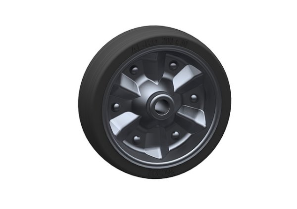 Spare wheel Al-Ko Solid rubber / wheel rims 200 x 50 mm for 9979844