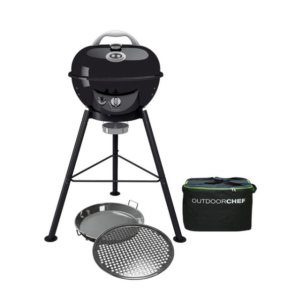 Gaskugelgrill OUTDOORCHEF Chelsea 420 G 30 mbar inkl. Tasche und Gourmet-Set