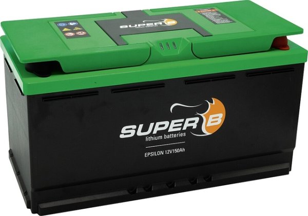 Batteriesystem SUPER B Epsilon Lithium Batterie 12 V 150 Ah