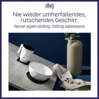 Super-Magnet-Bowl silwy 6-pc. set col. white