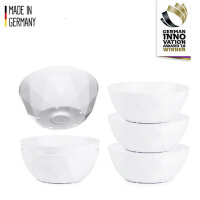 Super-Magnet-Bowl silwy 6-pc. set col. white