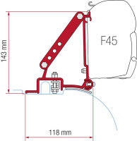 Kit adaptateur 2 pces pour store mural Fiamma F45 S / F45...