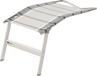 Dukdalf Fusion footrest Aluminium, col. anthracite