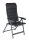 Fauteuil pliable CRESPO Air Deluxe spécial sans appui-tête gris