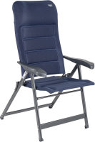 Fauteuil pliable CRESPO Air Deluxe spécial sans appui-tête, 77 x 67 x 119 cm bleu