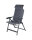 Fauteuil pliable CRESPO ADCS-86 Air-Deluxe Compact long avec appui-tête réglable gris