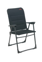 Folding chair Crespo Fix Air-Deluxe upholstered Col. black