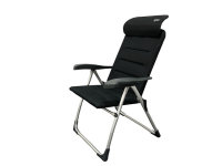 Chaise pliante CRESPO Air-Elegant Compact Lake gris extra...