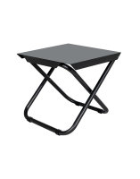 Table CRESPO Lounger Tex-Supreme Alu noir