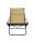 Fauteuil inclinable CRESPO Chaise Lounger Alu coul. jaune 53 x 94,5 x 89 cm