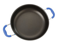 Batterie de cuisson Alu 9 Diam. 24cm Coul. Bleu noir