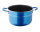 Batterie de cuisson Alu 9 Diam. 24cm Coul. Bleu noir