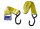 Lashing strap heusser products with clamp lock 300 cm load 200 kg Content: 1 piece, col. yellow