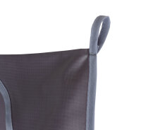 Panier à linge porte / mur Maximex, coloris gris