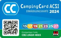 CampingCard & Stellplatzführer ACSI 2024