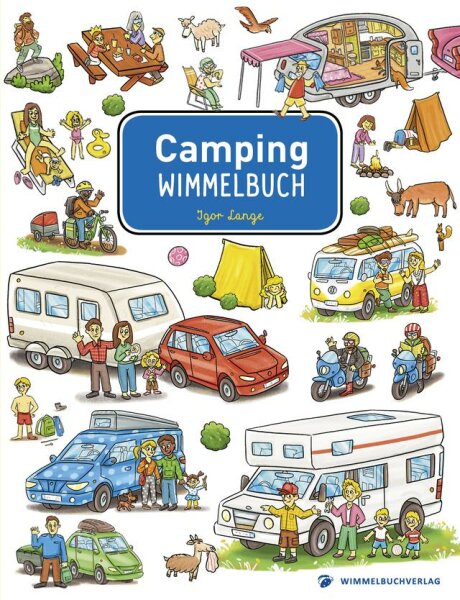 Camping Wimmelbuch Pocket: Die praktische Pocket Ausgabe für unterwegs, Wimmelbuchverlag