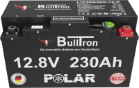 Batterie BullTron Polar 230Ah LiFePO4 12,8 V Akku mit Smart BMS, Bluetooth App, aktiver Balancer und Heizung