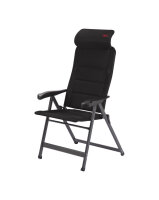 Chaise de camping CRESPO Air-Deluxe Compact, noir