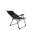 Chaise de camping CRESPO Air-Deluxe Compact, noir