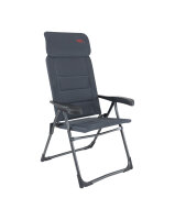 Chaise de camping CRESPO Air-Deluxe Compact, gris