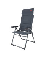 Chaise de camping CRESPO Air-Deluxe Compact, gris